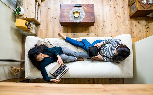 Girls in apartment